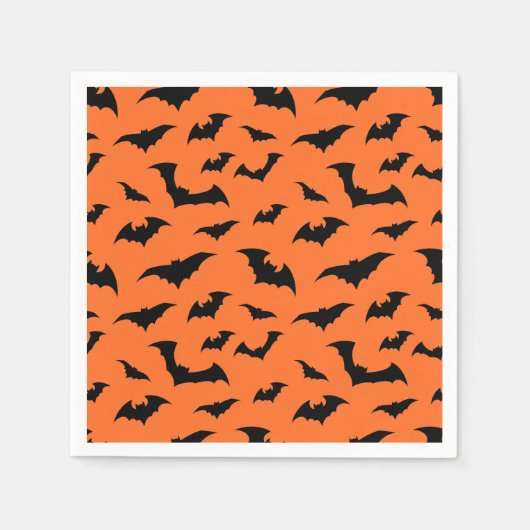 Serviette En Papier Naples en papier d'Halloween (Devant)