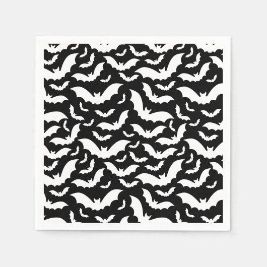 Serviette En Papier Naples en papier d'Halloween (Devant)