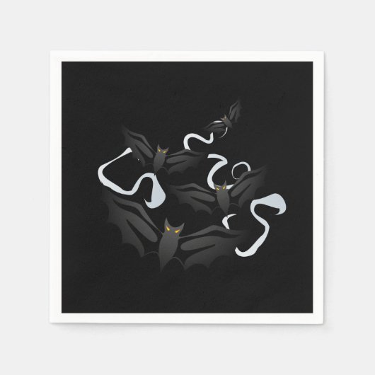 Serviette En Papier Naples en papier d'Halloween (Devant)