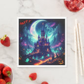 Serviette En Papier Naples en papier d'Halloween (En situation)