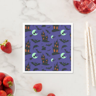 Serviette En Papier Naples en papier d'Halloween