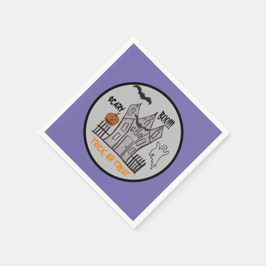 Serviette En Papier Naples en papier d'Halloween (Coin)