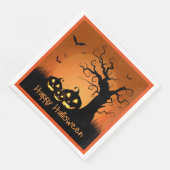 Serviette En Papier Naples en papier d'Halloween (Coin)