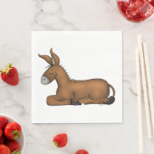 Serviette En Papier Naples en papier Donkey (En situation)