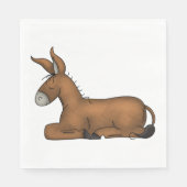 Serviette En Papier Naples en papier Donkey (Devant)