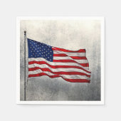 Serviette En Papier Naples en papier drapeau américain (Devant)