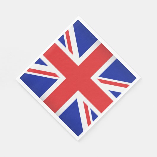 Serviette En Papier Naples en papier drapeau britannique (Coin)