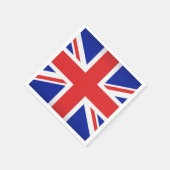 Serviette En Papier Naples en papier drapeau britannique (Coin)