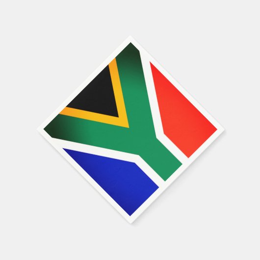 Serviette En Papier Naples en papier drapeau sud-africain (Coin)