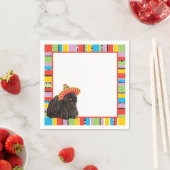 Serviette En Papier Naples en papier Fiesta Puli (En situation)