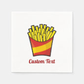 Serviette En Papier Naples en papier Fries (Devant)