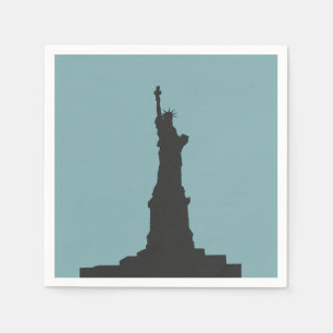 Serviette En Papier Naples en papier Lady Liberty