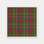 Serviette En Papier Naples en Papier Plaid Forrester Tartan (Devant)