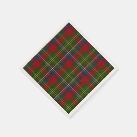 Serviette En Papier Naples en Papier Plaid Forrester Tartan (Coin)