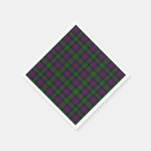 Serviette En Papier Naples en papier plaqué Logan Tartan (Coin)