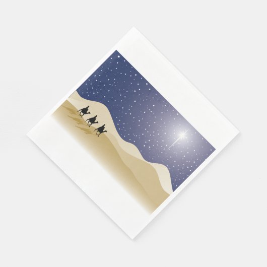 Serviette En Papier Naples en papier pour homme trois sages (Coin)