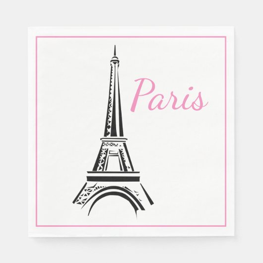 Serviette En Papier Naples en papier pour le déjeuner à Paris (Devant)