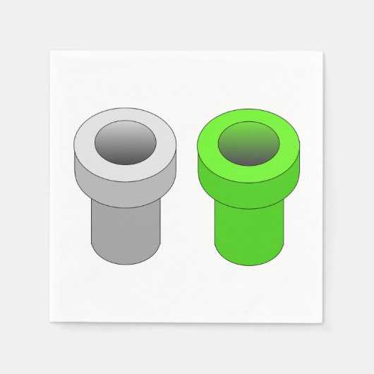 Serviette En Papier Naples en papier pour tuyaux isométriques (Devant)