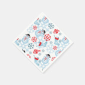 Serviette En Papier Naples en papier Snowman (Coin)