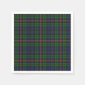 Serviette En Papier Naples en papier tartan Allison (Devant)