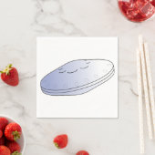 Serviette En Papier Naples en papier UFO (En situation)