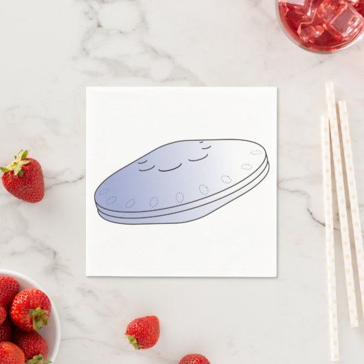 Serviette En Papier Naples en papier UFO (En situation)