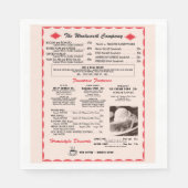 Serviette En Papier Naples en papier Woolworth (Devant)