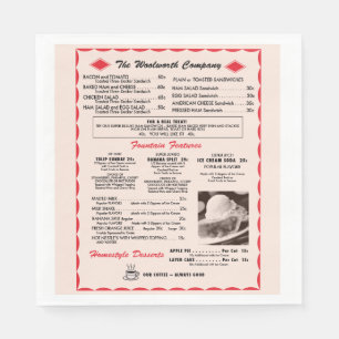 Serviette En Papier Naples en papier Woolworth