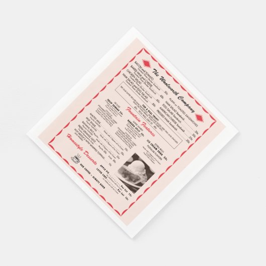 Serviette En Papier Naples en papier Woolworth (Coin)