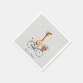 Serviette En Papier Naples Floral Bicycle Giraffe (Coin)