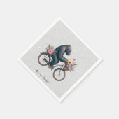 Serviette En Papier Naples Floral Bicycle Gorilla (Coin)