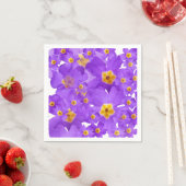 Serviette En Papier Naples Floral Lines (En situation)