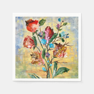 Serviette En Papier Naples Floral Party