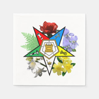 Serviette En Papier Naples florales de l'Etoile orientale