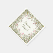 Serviette En Papier Naples florales Rosh Hashana (Coin)