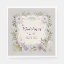 Naples florales violettes