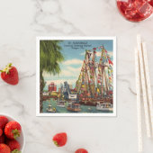 Serviette En Papier Naples Gasparilla (En situation)