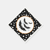 Serviette En Papier Naples Halloween Bats Papier (Coin)