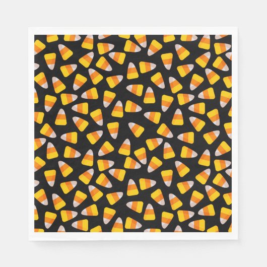Serviette En Papier Naples Halloween Candy Corn Papier (Devant)