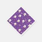 Serviette En Papier Naples Halloween Cat Ghost (Coin)