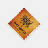 Serviette En Papier Naples Halloween Chandelier Papier (Coin)
