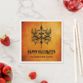 Serviette En Papier Naples Halloween Chandelier Papier (En situation)