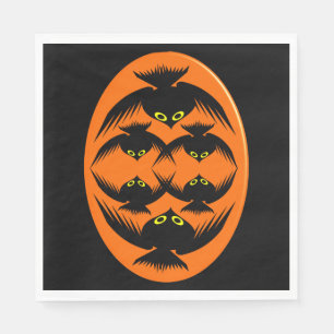 Serviette En Papier Naples Halloween Crows Papier