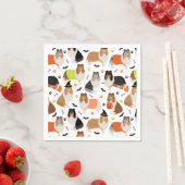 Serviette En Papier Naples Halloween Rough Collie (En situation)