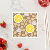 Serviette En Papier Naples Hummus (En situation)