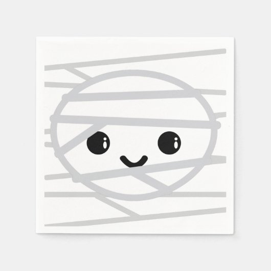 Serviette En Papier Naples Kawaii Mummy (Devant)