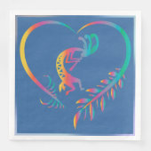 Serviette En Papier Naples Kokopelli de la partie sud-ouest (Devant)