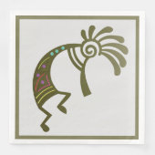 Serviette En Papier Naples Kokopelli du sud-ouest du désert (Devant)