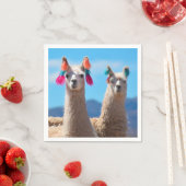 Serviette En Papier Naples Llama (En situation)