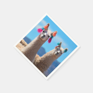 Serviette En Papier Naples Llama